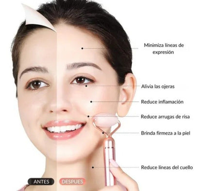 🌸Masajeador Facial 2 en 1