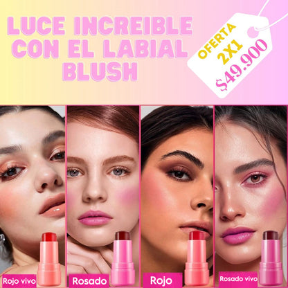 Labial,Rubor y sobra de Gelatina - BLUSH